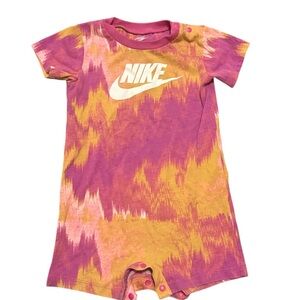Nike Kids Bodysuit in Pink and Orange